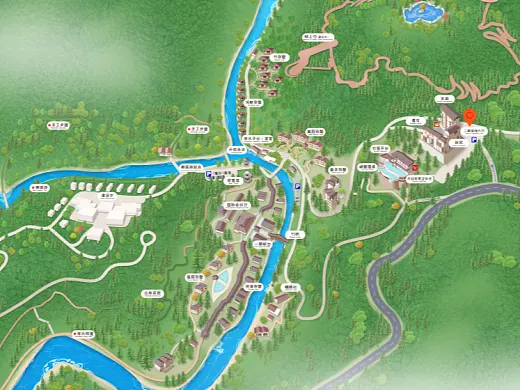 莆田结合景区手绘地图智慧导览和720全景技术，可以让景区更加“动”起来，为游客提供更加身临其境的导览体验。